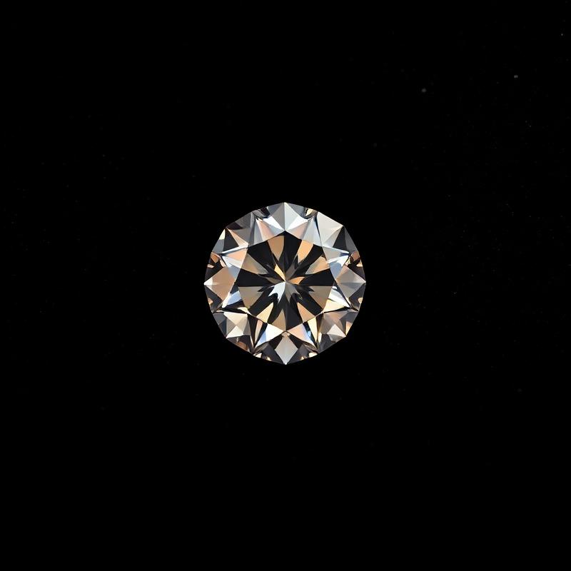 Round cut diamond, 2.04 carat